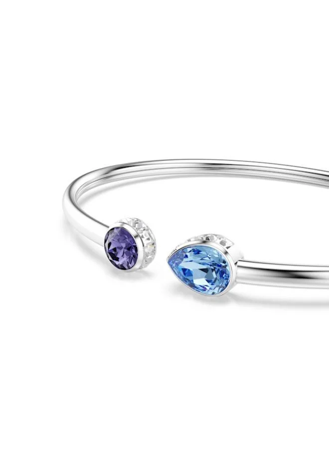 SWAROVSKI  Chroma Rhodium Plated Flexible Bangle for Women | Best Price UAE